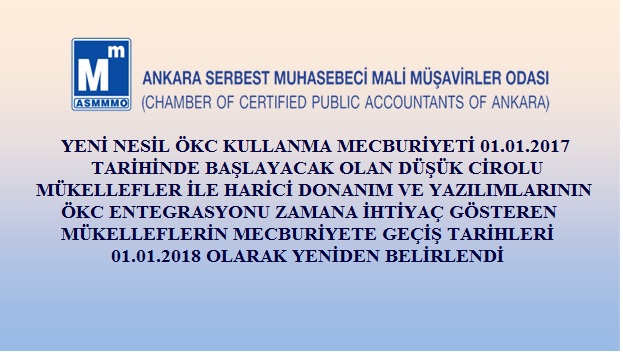 ÖKC KULLANAN MÜKELLEFLER İÇİN YENİ NESİL ÖKC KULLANMA MECBURİYETİ