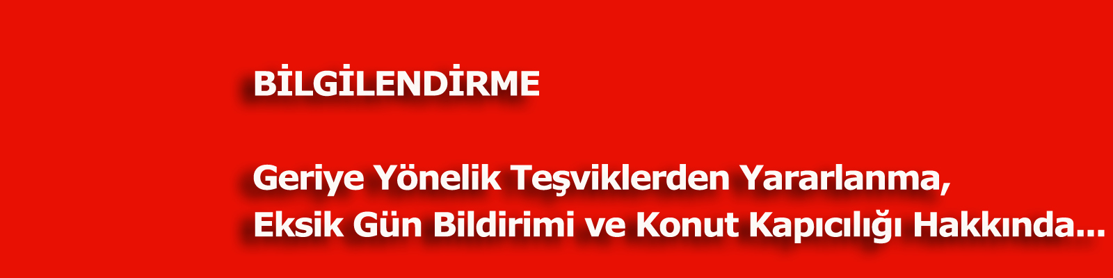 Bilgilendirme