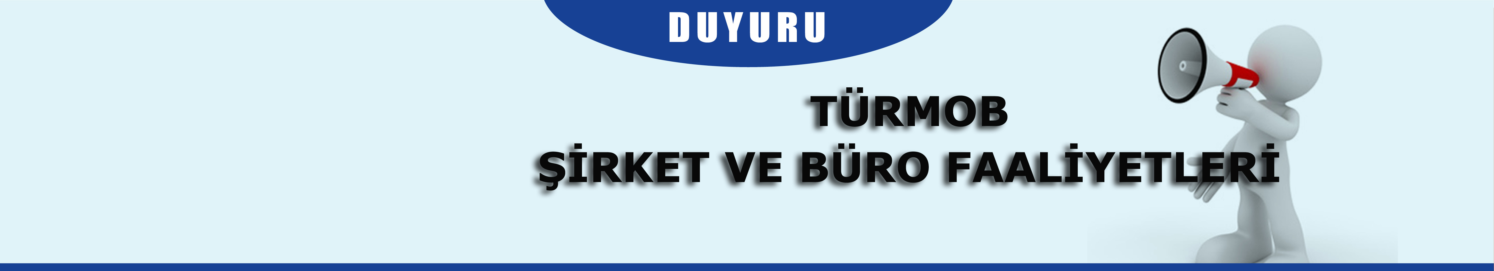 TÜRMOB Duyuru