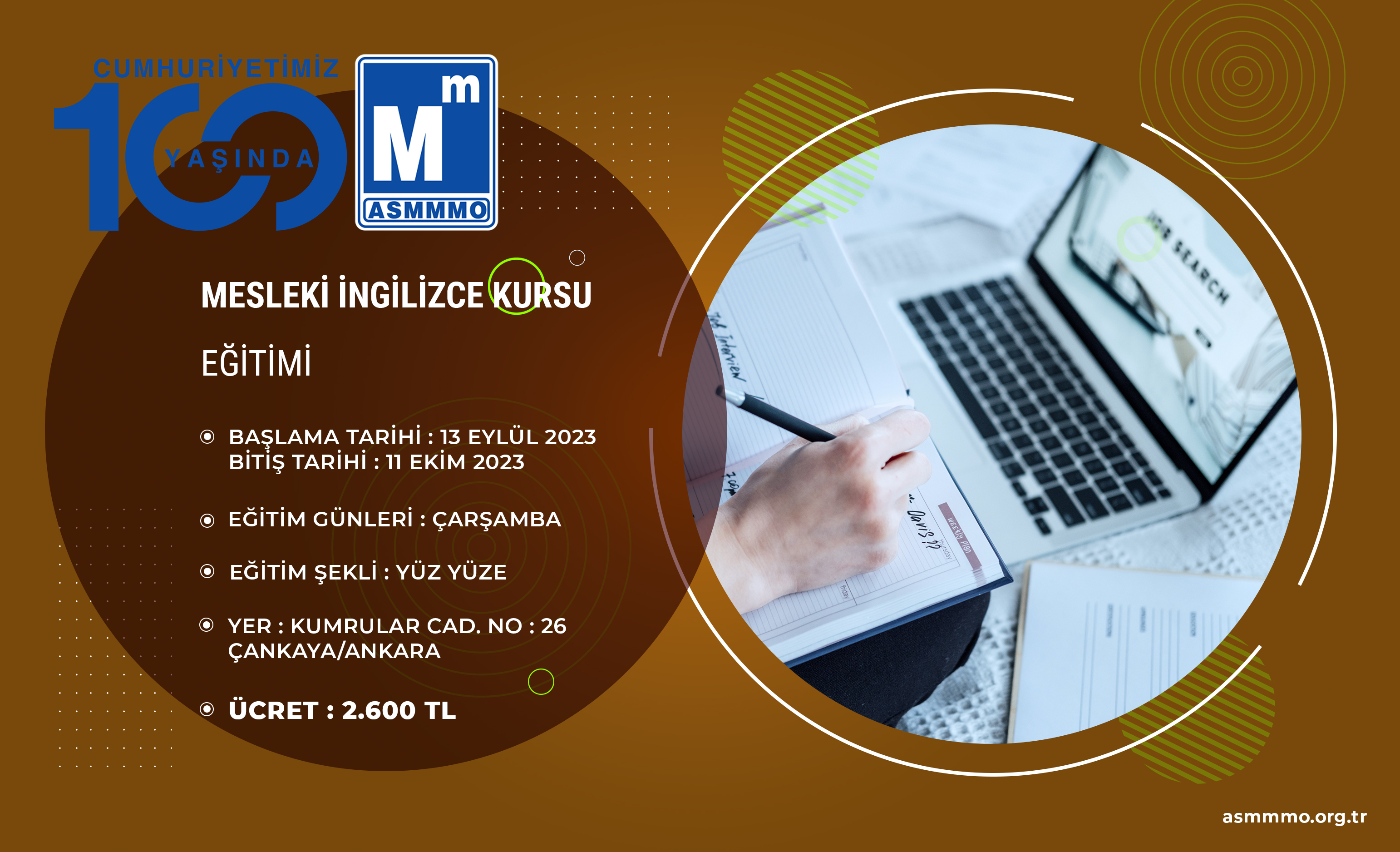 Mesleki İngilizce Kursu Eğitimi