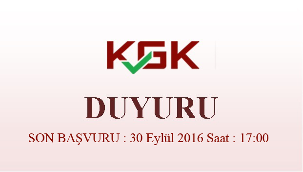 BAĞIMSIZ DENETÇİLİK SINAVI İLANI