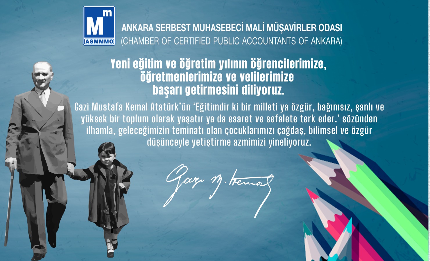 Yeni Eğitim ve Öğretim Yılı Kutlu Olsun