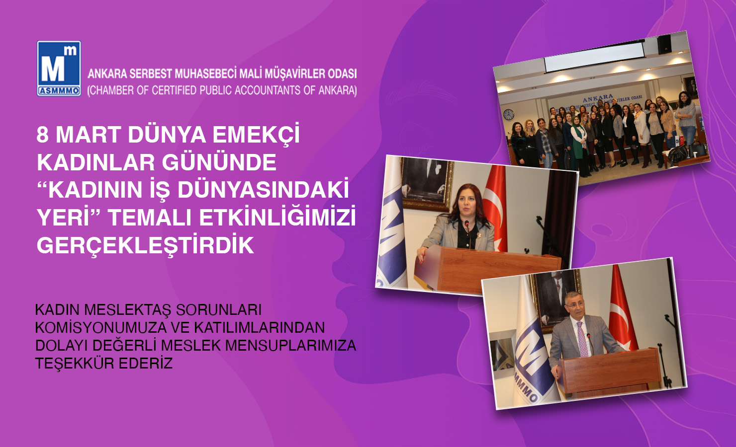"İş Dünyasındaki Kadının Yeri" Temalı Etkinliğimizi Gerçekleştirdik