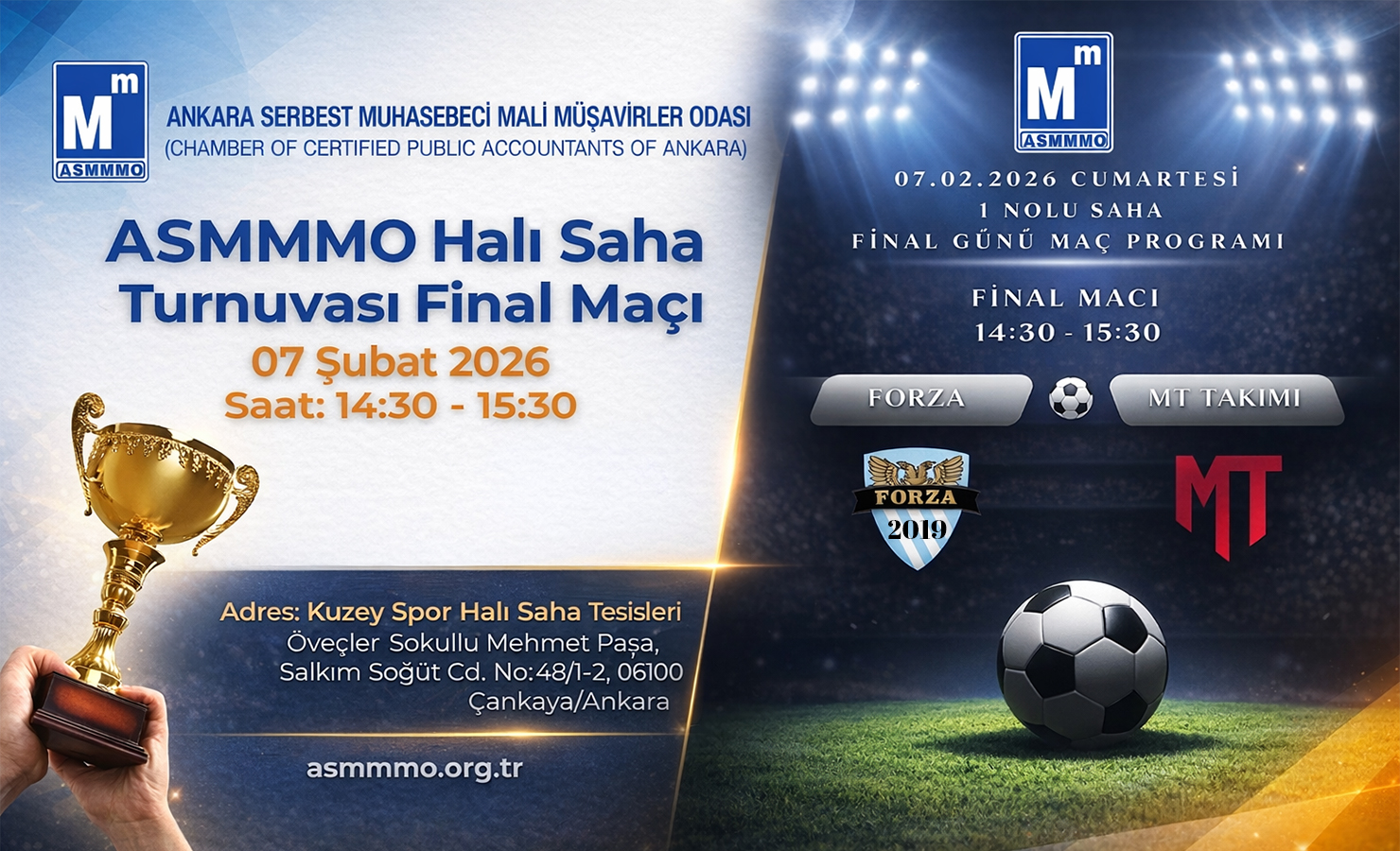 ASMMMO Halı Saha Futbol Turnuvası Final