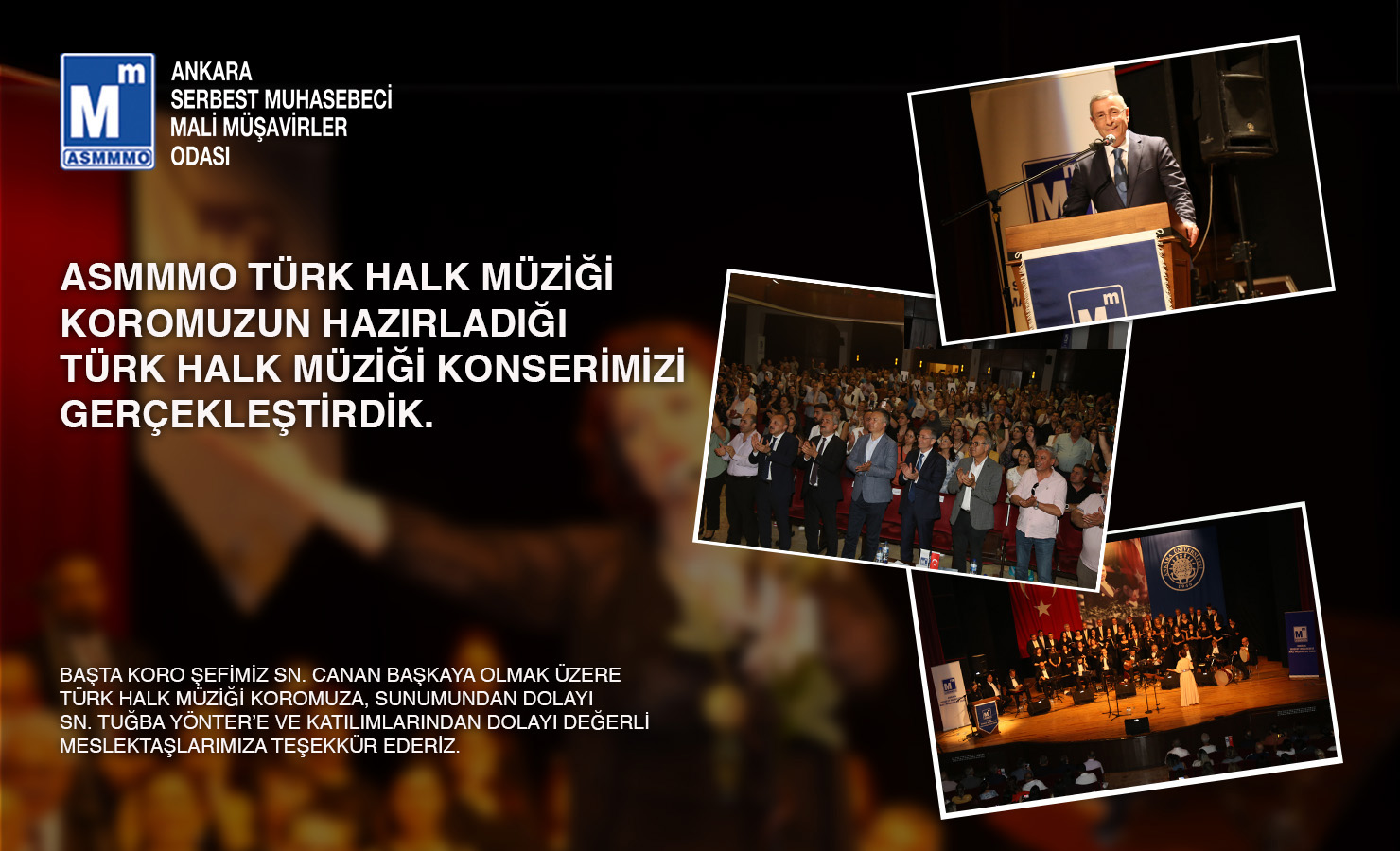 Türk Halk Müziği Korosu Konserimizi Gerçekleştirdik