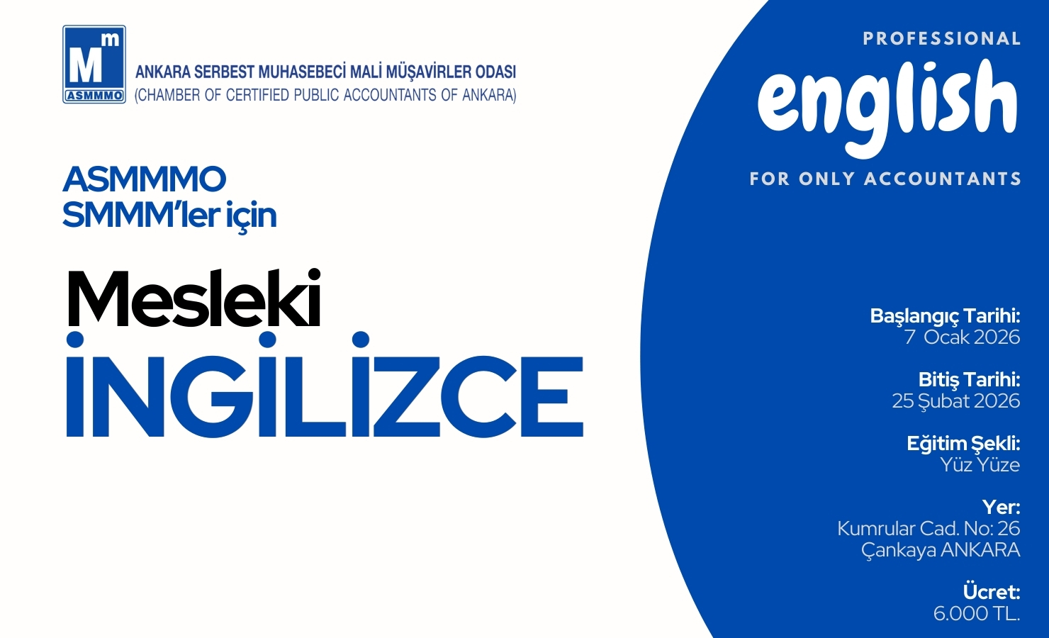 Kurs Programı ve Başvuru için Tıklayın.