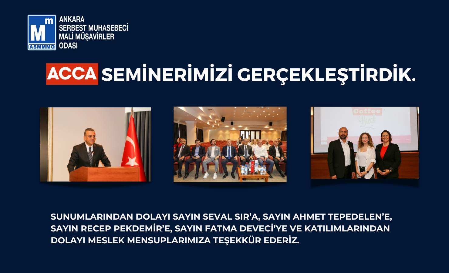 Seminerimiz Tamamlandı.