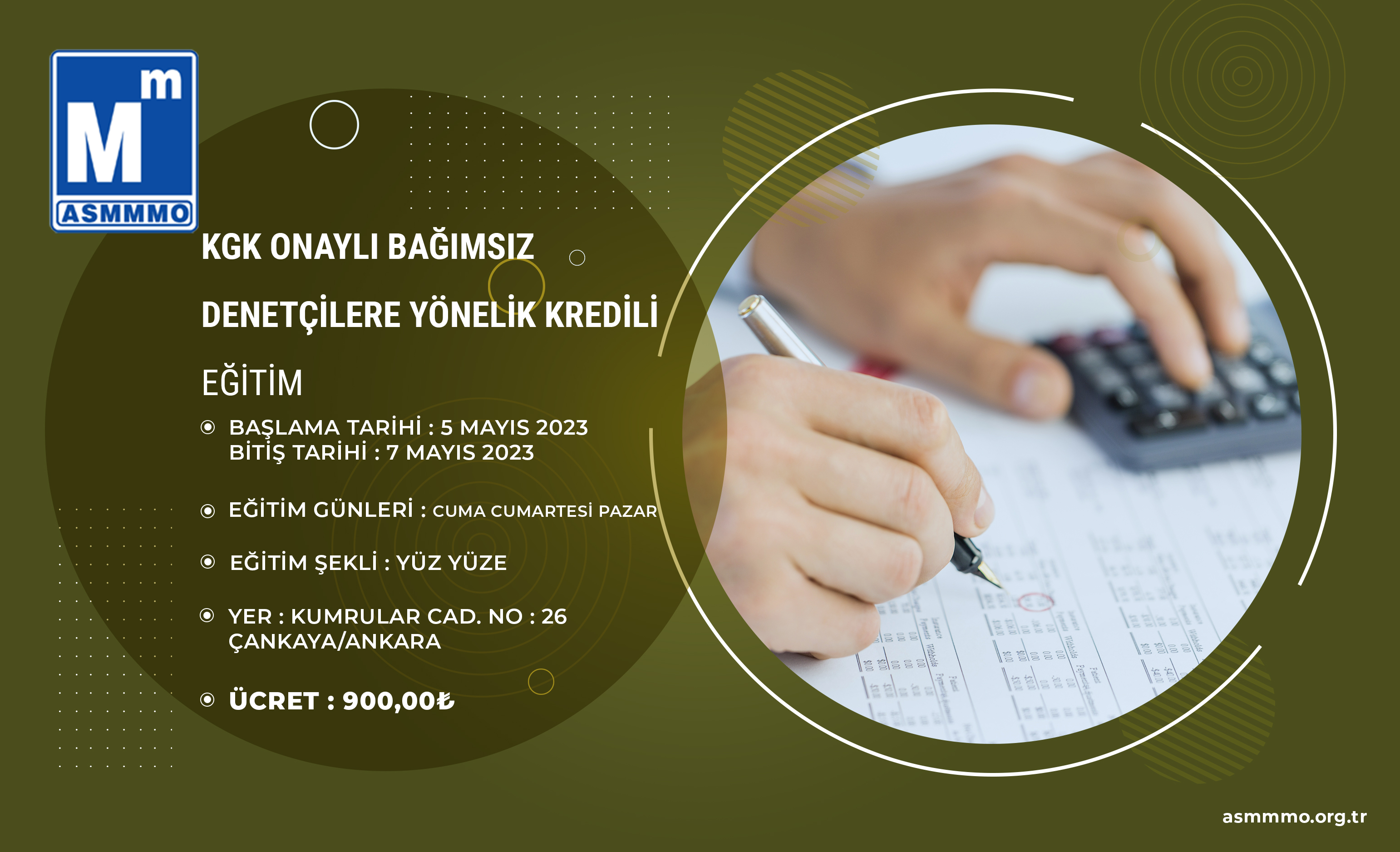 KGK Onaylı Bağımsız Denetçilere Yönelik Kredili Eğitim