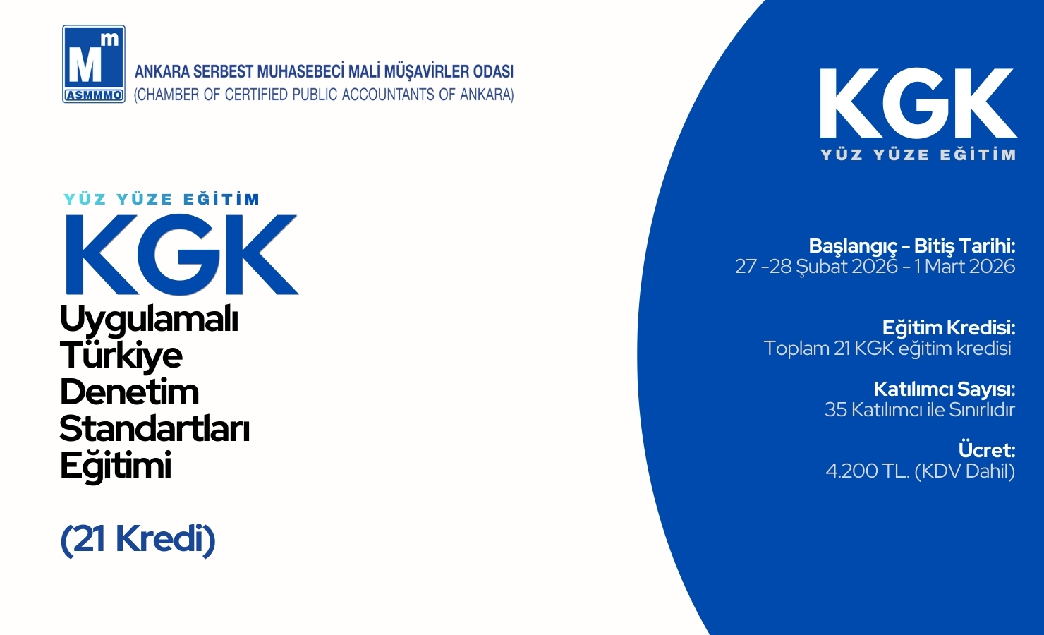Kurs Programı ve Başvuru için Tıklayın.