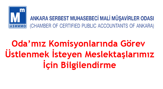 Komisyon Başvuruları Hakkında Bilgilendirme