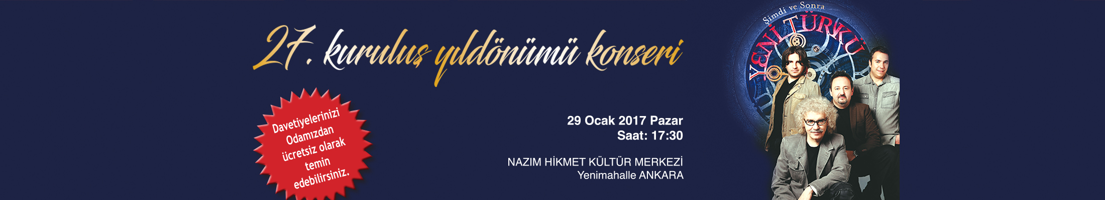 27. Kuruluş Yıl Dönümü Konseri