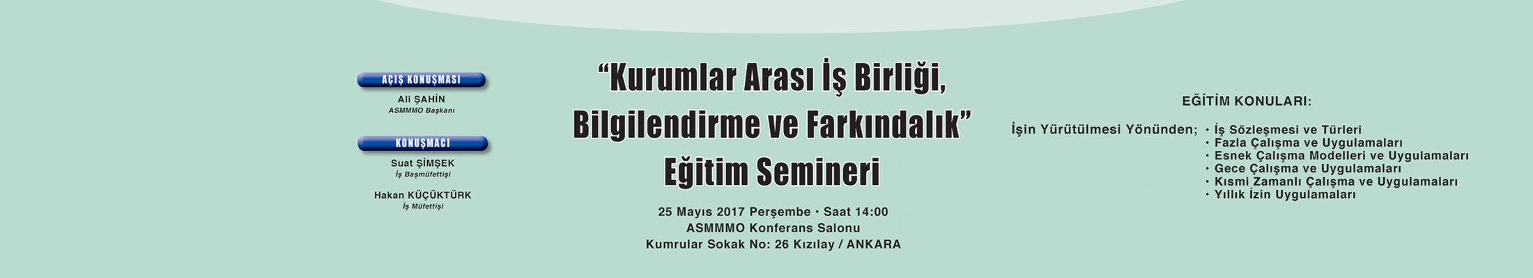 Canlı Yayın-Kurumlar Arası İşbirliği,Bilgilendirme ve Farkındalık Eğitim Semineri