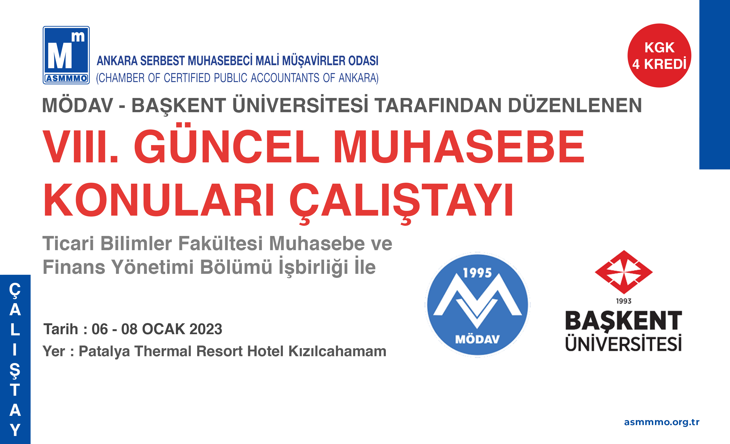 VIII. Güncel Muhasebe Konuları Çalıştayı