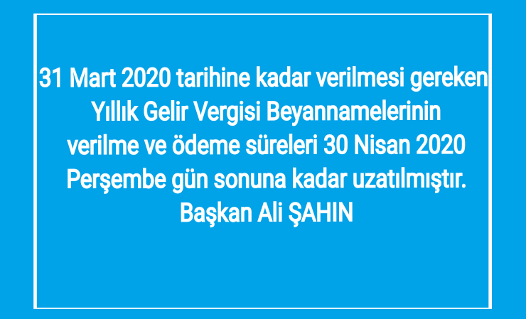 Süre Uzatımı Hakkında