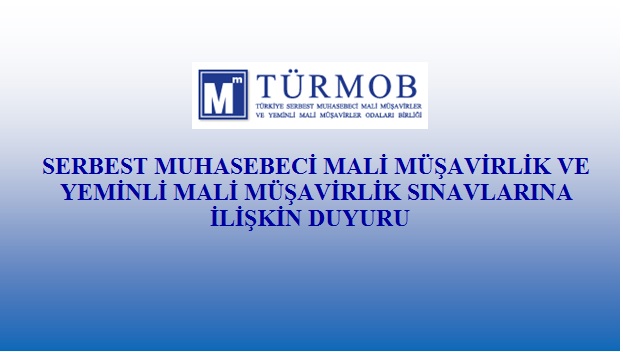 TÜRMOB - SINAV DUYURUSU