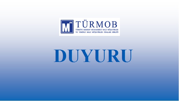 YEMİNLİ MALİ MÜŞAVİRLİK SINAVLARINA İLİŞKİN DUYURU