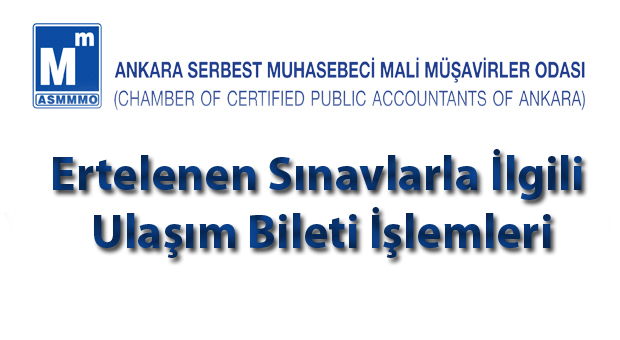 Ertelenen Sınavlarla İlgili Ulaşım Bileti İşlemleri