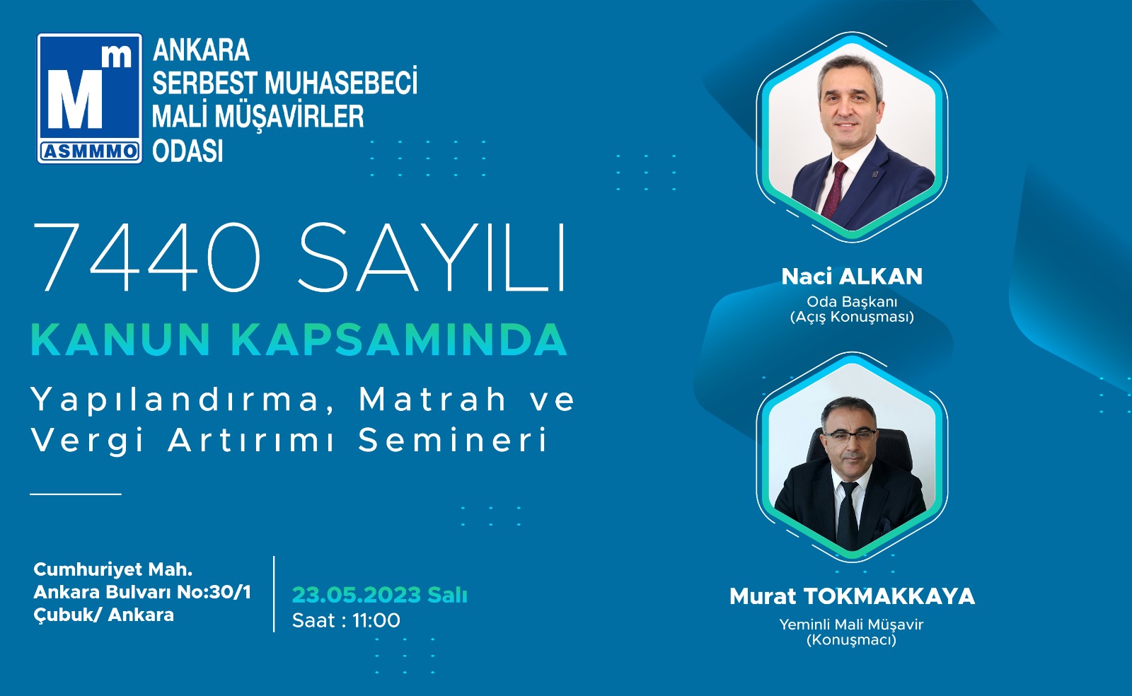 7440 Sayılı Kanun Kapsamında Yapılandırma, Matrah ve Vergi Artırımı Semineri