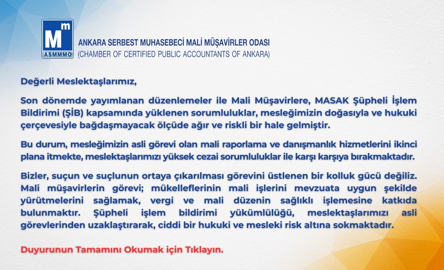 MASAK ŞÜPHELİ İŞLEM BİLDİRİMİ