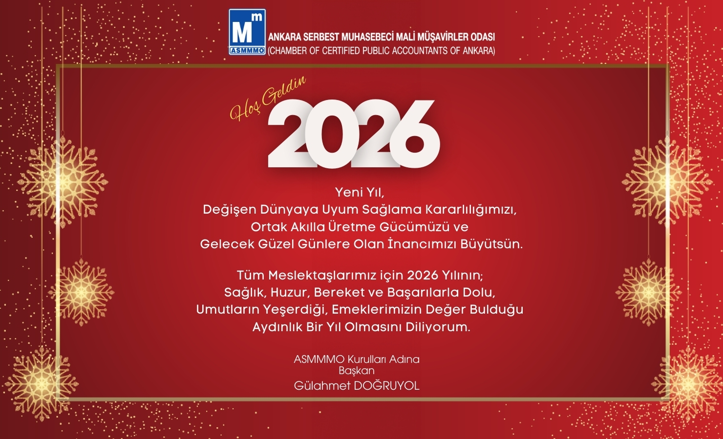 Başkanın Yeni Yıl Mesajı İçin Tıklayın.