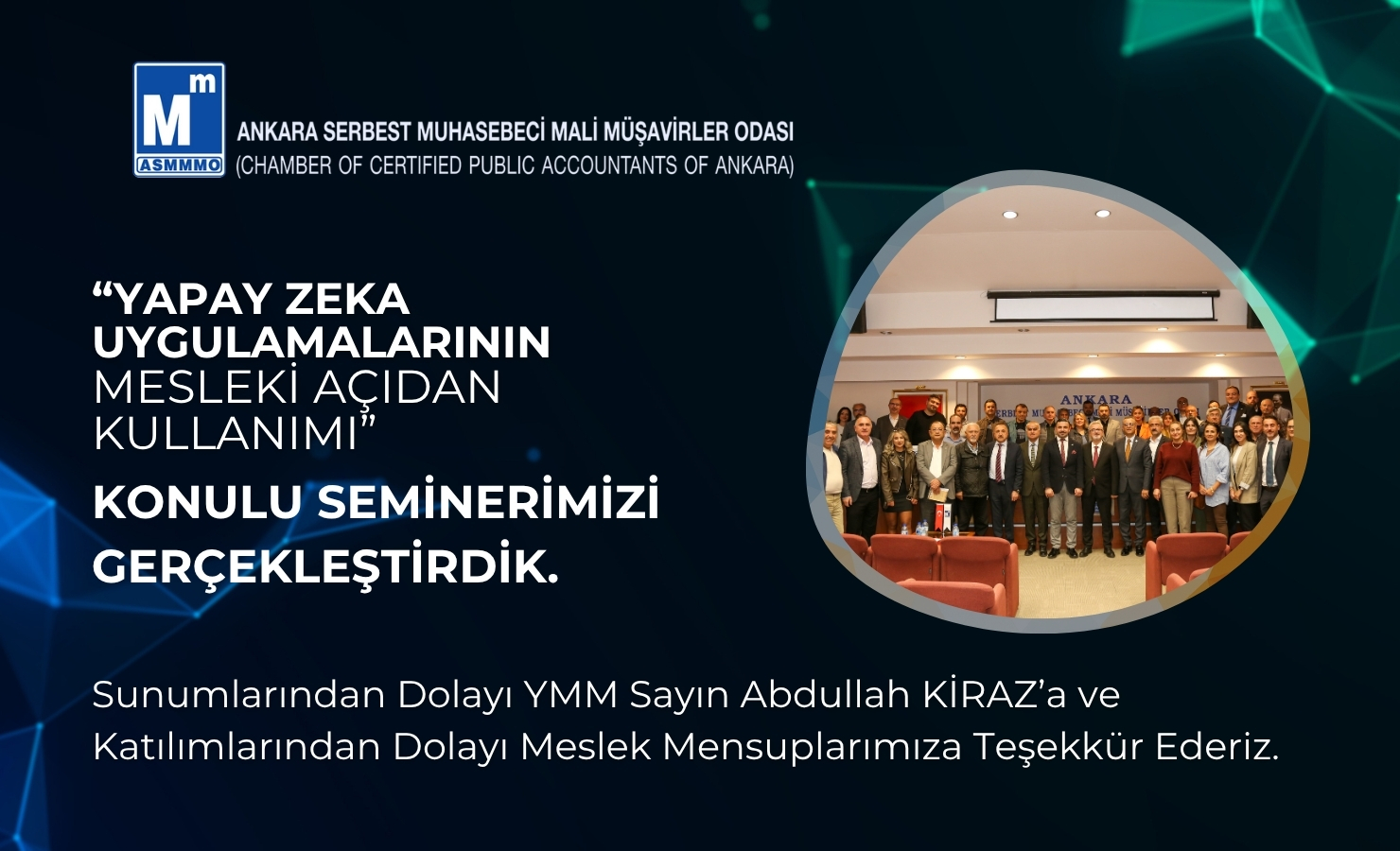 Seminerimiz Tamamlandı.