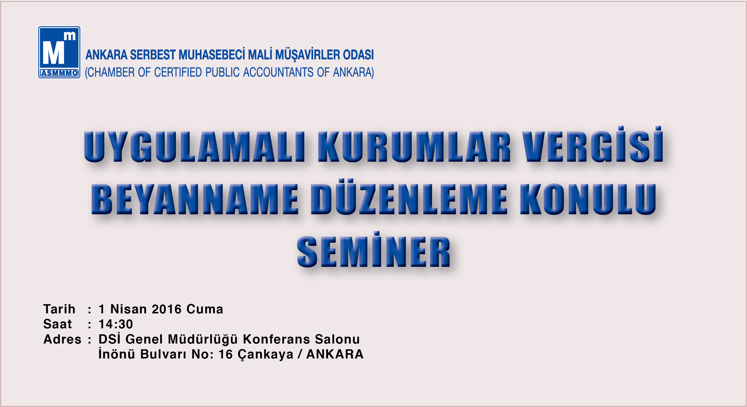 Uygulamalı Kurumlar Vergisi Beyanname Düzenleme Konulu Seminer 2.Bölüm
