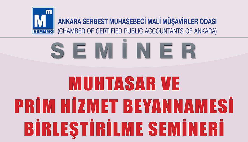 Muhtasar ve Prim Hizmet Beyannamesi Birleştirilme Semineri