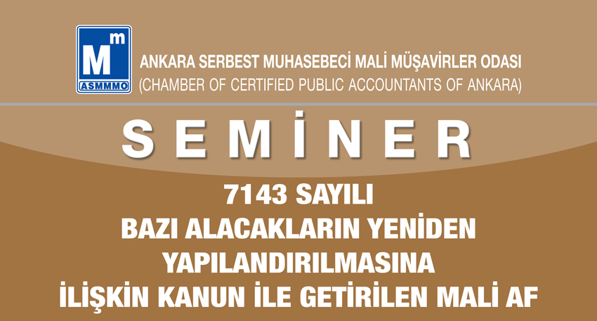 7143 Sayılı Bazı Alacakların Yeniden Yapılandırılması (14.07.2018)