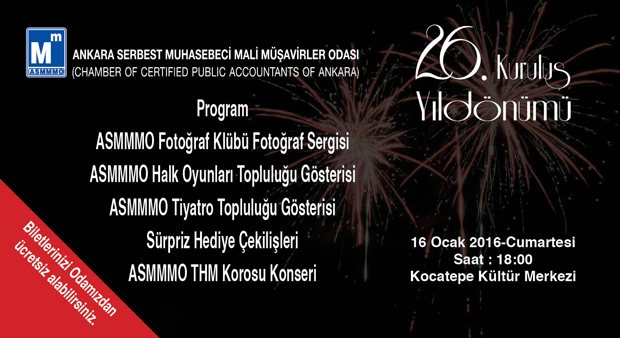 26. Kuruluş Yıl Dönümü - (16.01.2016) 2. Bölüm