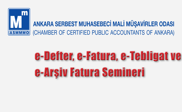 E-Defter, E-fatura, E-tebligat Ve E-arşiv Semineri - 06.10.2015