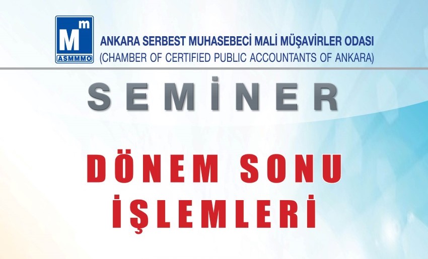 DÖNEM SONU İŞLEMLER 2020