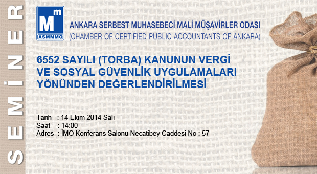 TORBA KANUNUN DEĞERLENDİRİLMESİ KONULU SEMİNER HAKKINDA BİLGİLENDİRME