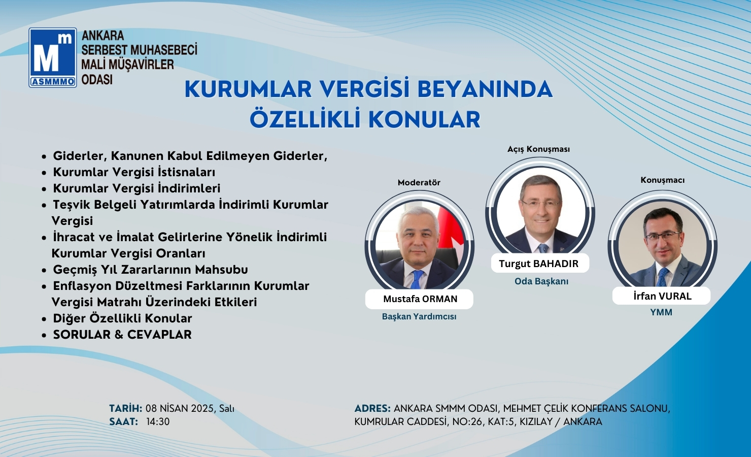 Kurumlar Vergisi Beyanında Özellikli Konular