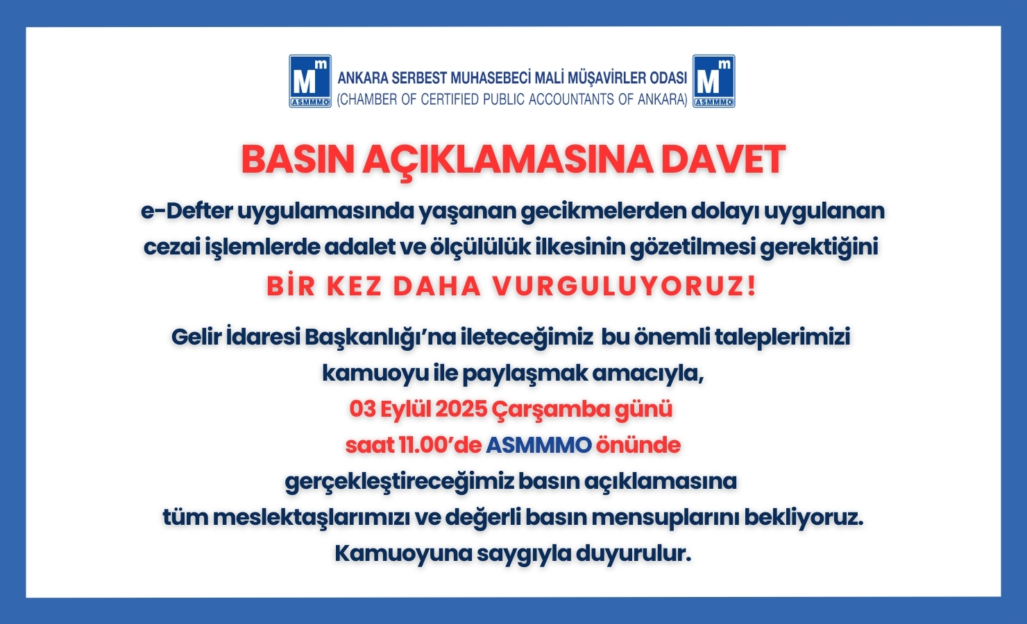 BASIN AÇIKLAMASI