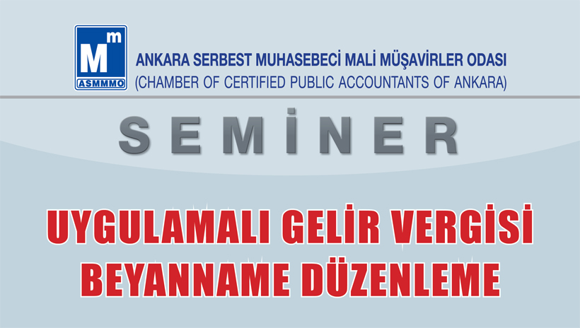 UYGULAMALI GELİR VERGİSİ BEYANNAME DÜZENLEME