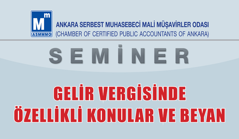GELİR VERGİSİNDE ÖZELLİKLİ KONULAR VE BEYAN