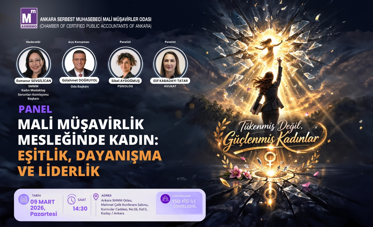 MALİ MÜŞAVİRLİK MESLEĞİNDE KADIN: EŞİTLİK DAYANIŞMA VE LİDERLİK