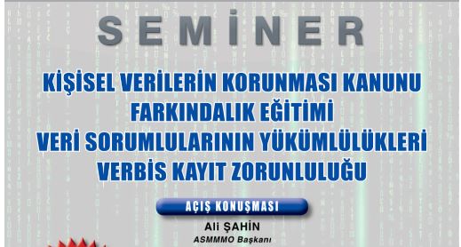 Kişisel Verilerin Korunması Kanunu Farkındalık Eğitimi