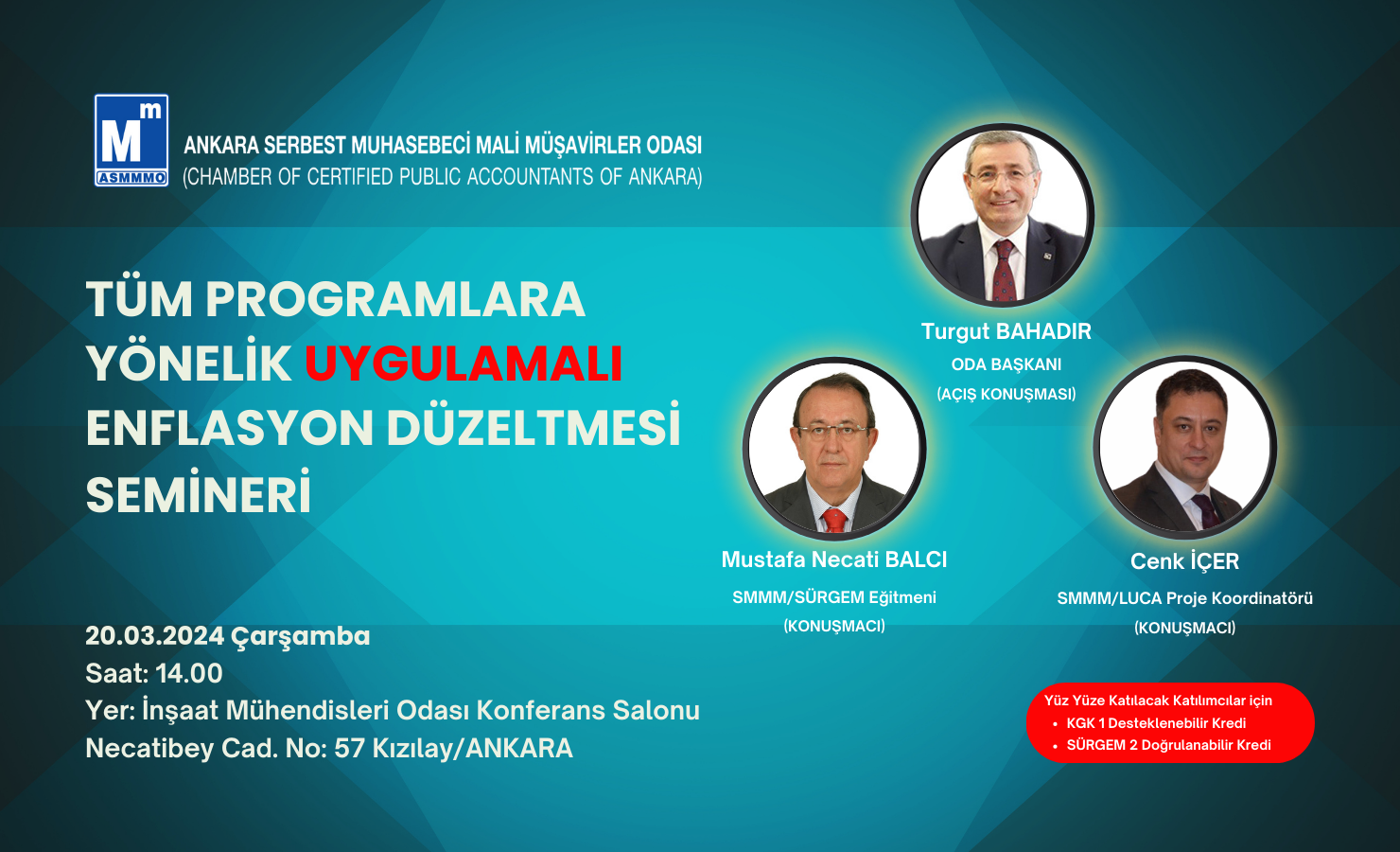 Tüm Programlara Yönelik Uygulamalı Enflasyon Düzeltmesi Semineri