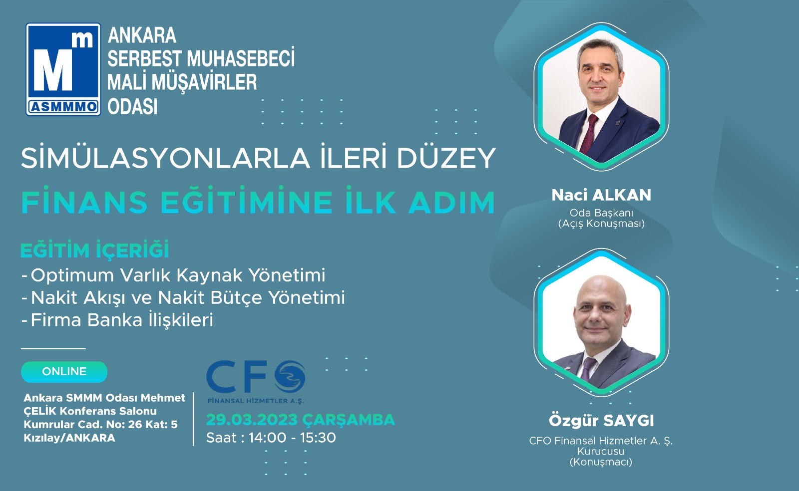 Simülasyonlarla İleri Düzey Finans Eğitimine İlk Adım Konulu Semineri.